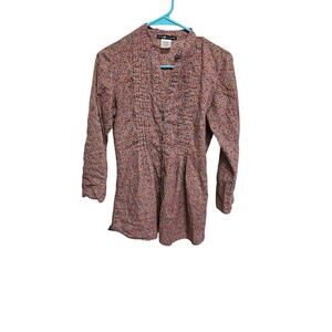 Love Squared Women's Multicolor Blouse Top Sz Small